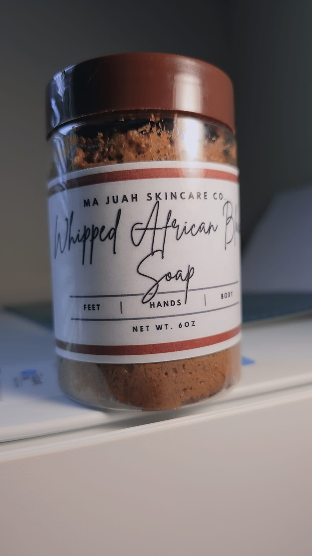 Whipped African Black Soap