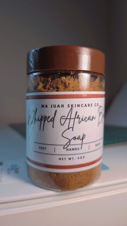 Whipped African Black Soap